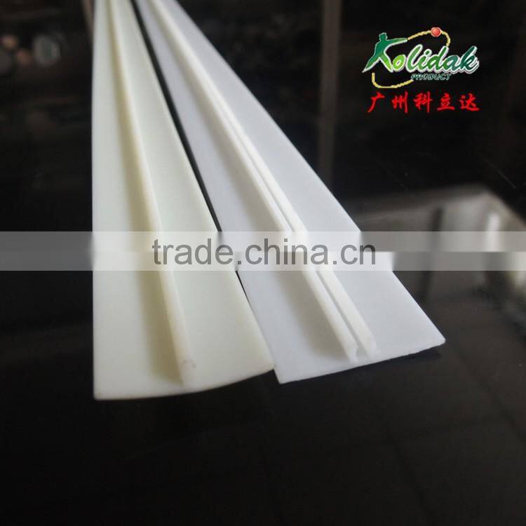 Guangzhou T shape PP profile plastic extrusion Coupling parts TOP