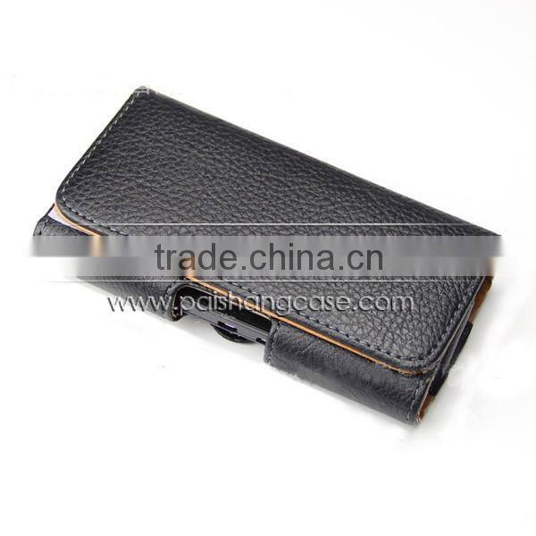 Holster belt clip grain PU leather case cover for Galaxy S2 size