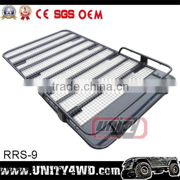 4x4 universal car roof rack with aluminum or steel power caoting