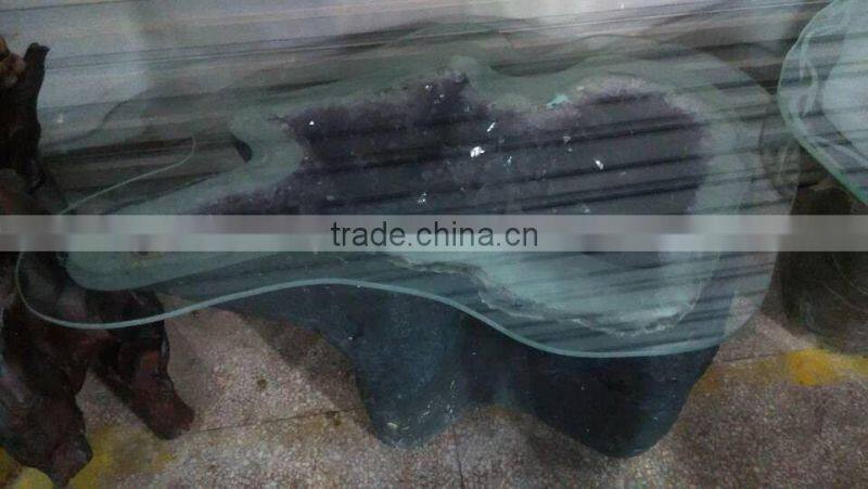 Best Quality Huge Size Natural Rock Quartz Amethyst Crystal Geode for Fengshui