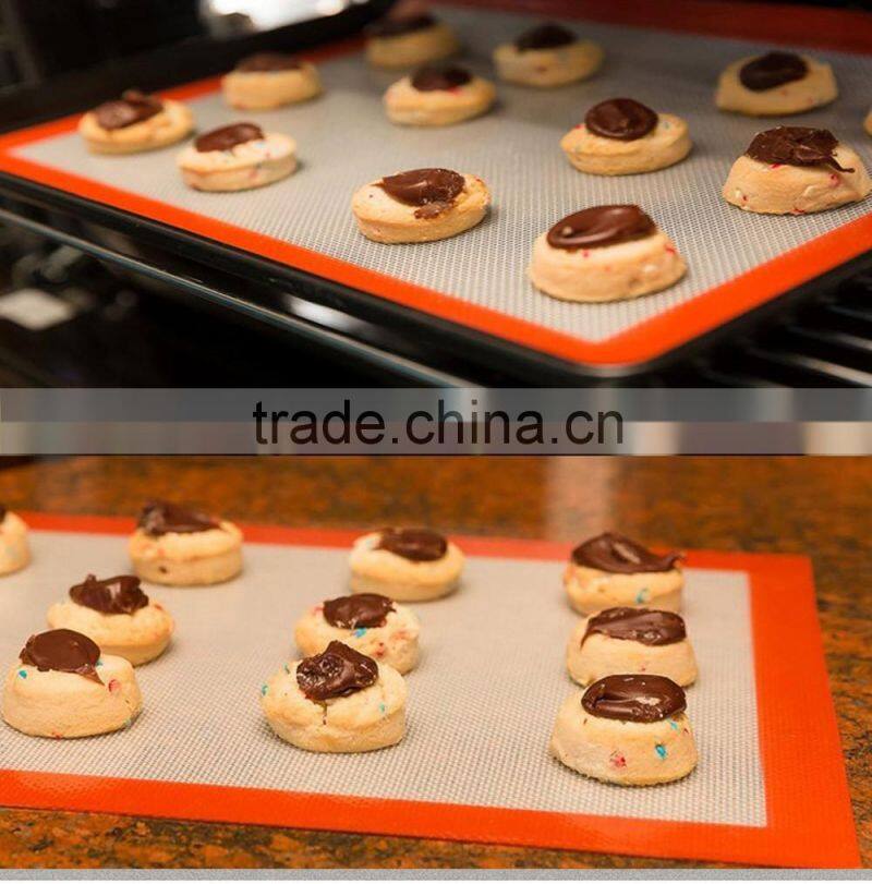 FDA Tableware Mats & Pads Silicone Nonstick Fiberglass Silicone Baking Mat Set