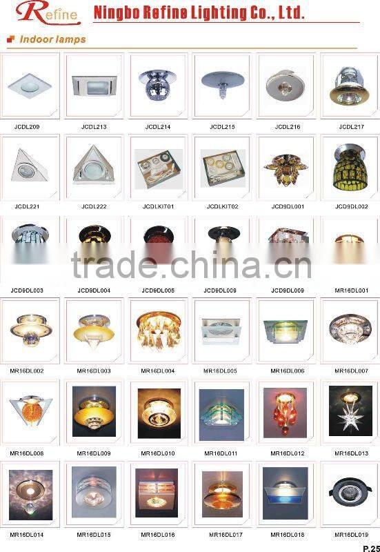 JCD9 crystal halogen downlight spot light decorative ceiling light panel
