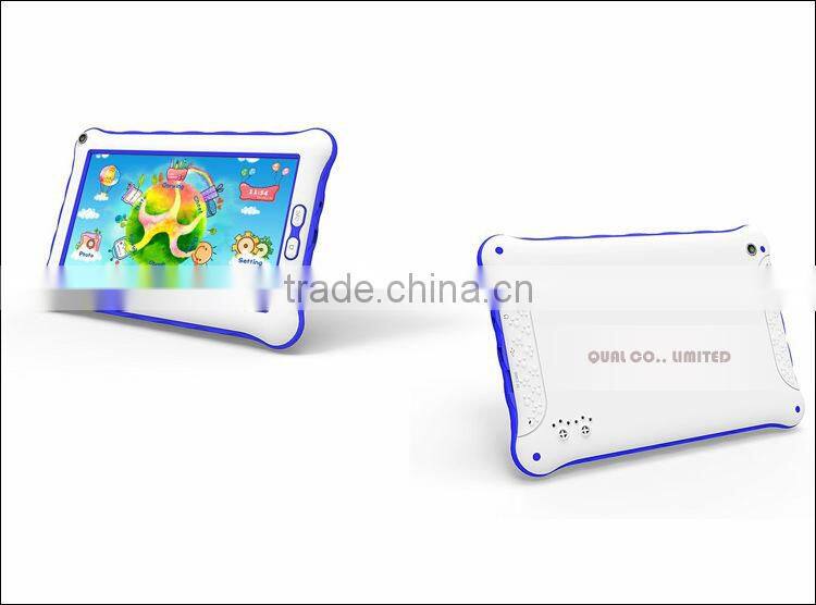 7 inch tablet pc for kids with Allwinner A23 Dual Core two Camera 800*480 Display Multi-Colors Case T