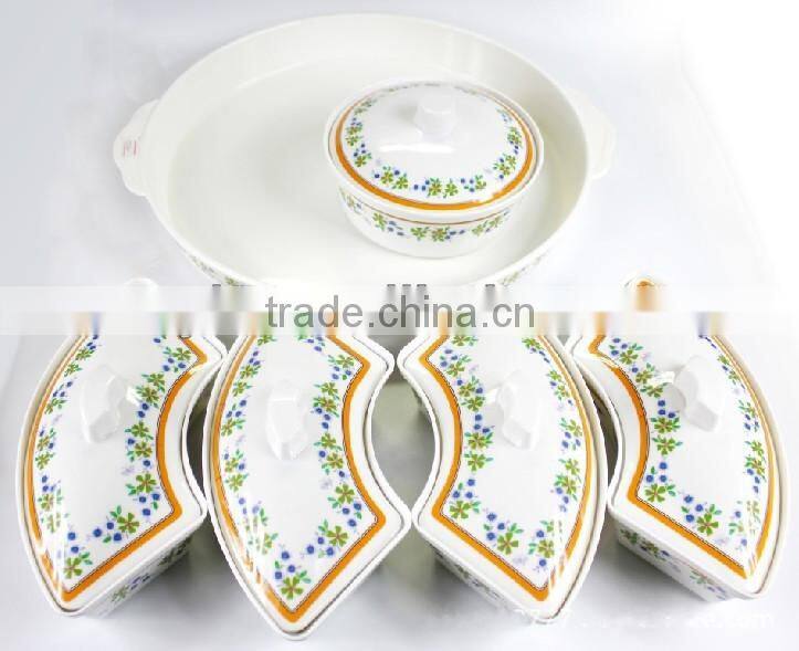 colorful combine type melamine boxes set