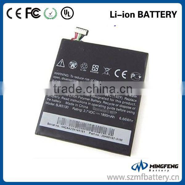 1800mah gb/t18287-2000 mobile battery BJ83100 For HTC G23 One x S720e S720t battery