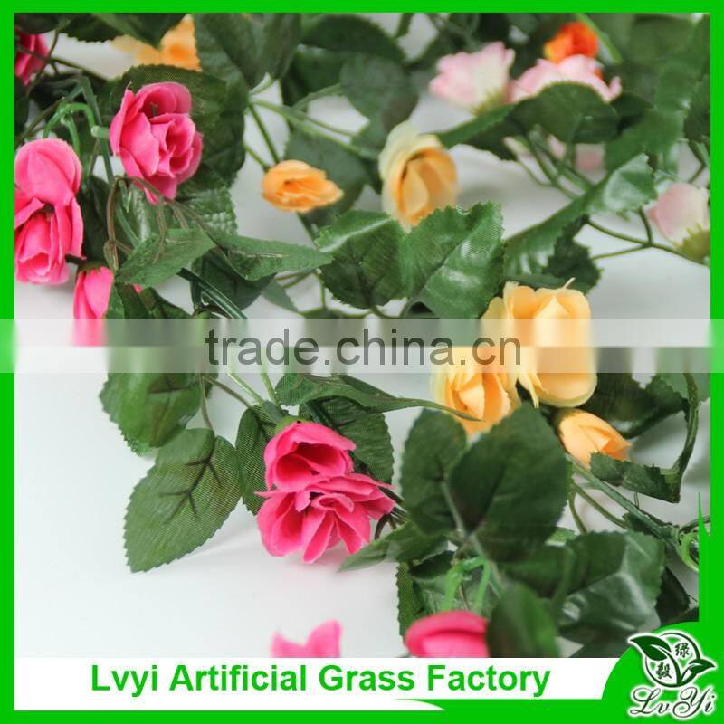 Artificial rose flower vine hanging flower vines