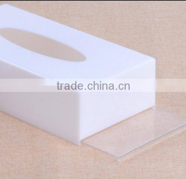 square acrylic tissue box