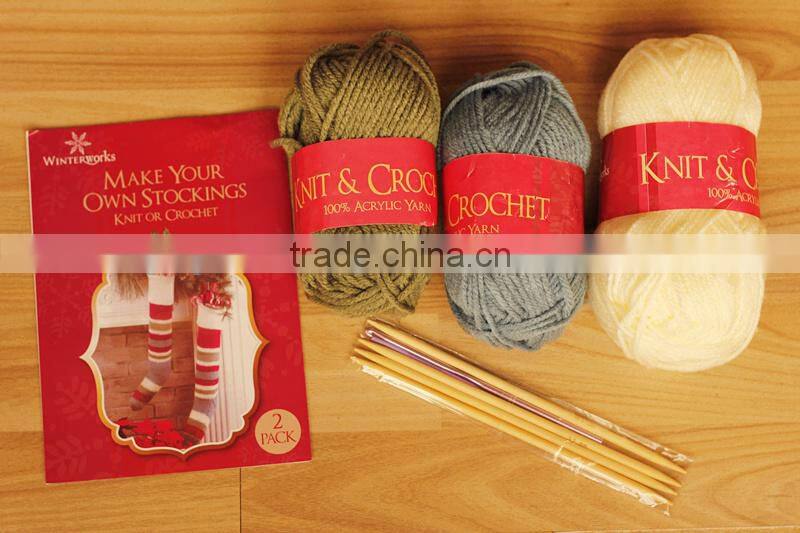 Crochet Kit christmas stockings