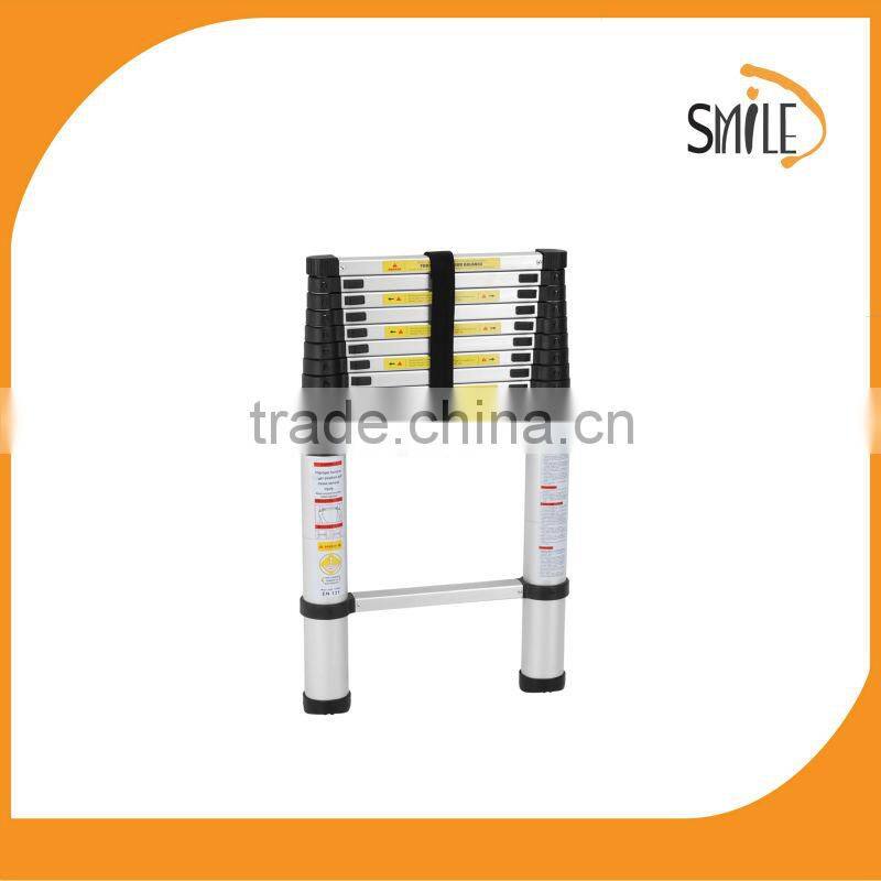EN131-6 SGS Aluminium telescopic ladder with safty-lock