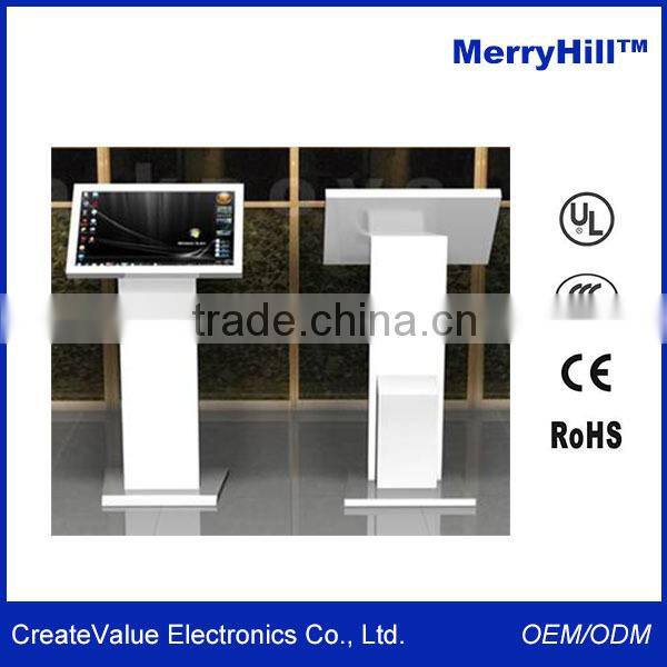 Free Stand Interactive Kiosk 32/42/46/55/65 inch IR Touch Desk Standing All In One PC