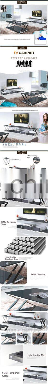 Stainless steel TV stand furniture