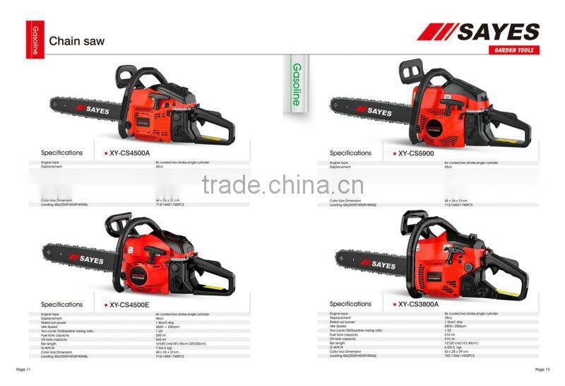 german cheap gasoline chainsaw for sale with CE GS TUV