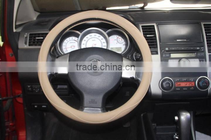 leather automobile classic steering wheel cover and The automobile steering wheel