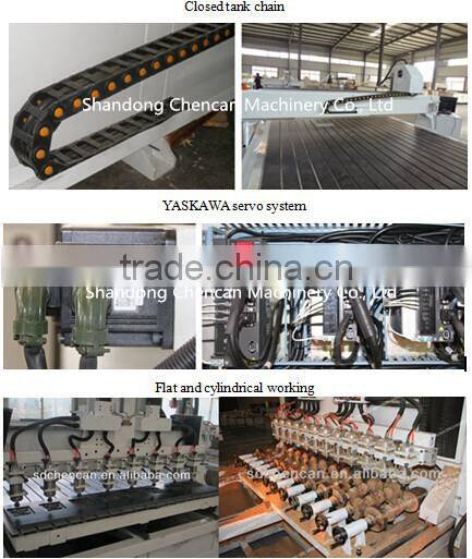 cheap 4 axis cnc carving machine for wood