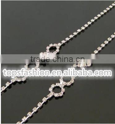 latest beautiful woman dresses chiffon gown with rhinestone strap