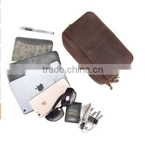 Boshiho china gift items money clutch bag mens leather bags
