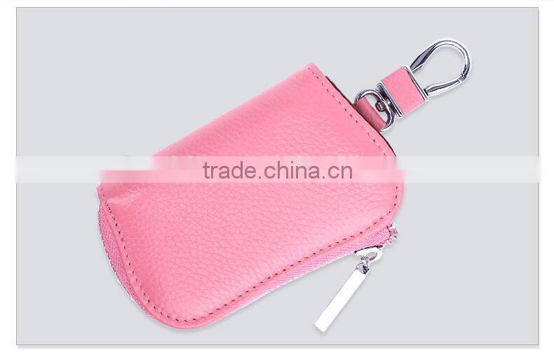 leather key ring chain for car key and home keys