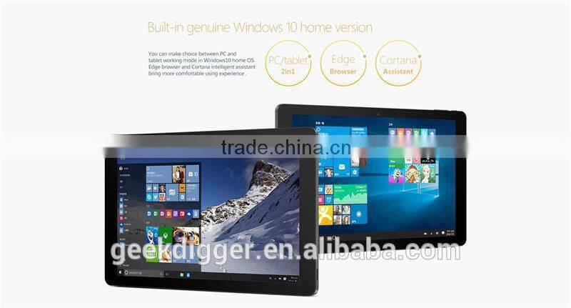 Teclast Tbook 11 2 in 1 Ultrabook Tablet PC-GRAY/10.6 inch Win 10 + Android 5.1 Intel Cherry Trail Z8300 64bit