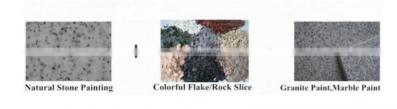Environmental exterior stone spary paint for wall stone effect