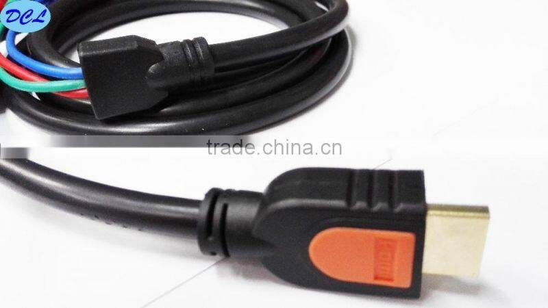 2M HDMI to 3RCA cable male to male