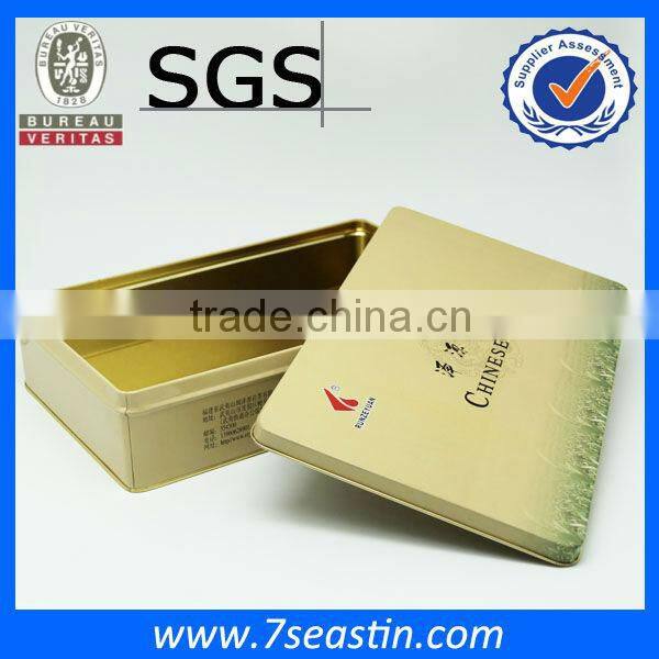 rectangle cake tin box with round corner
