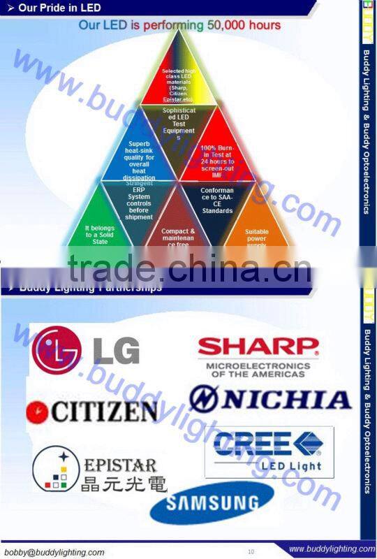 Gas Station LED Canopy Lights With Meanwell LED Driver 3 Years Warranty High Quality CE ROHS IP65