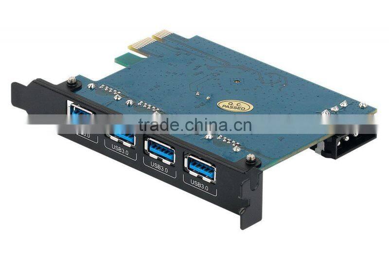 4ports USB3.0 express card, PCI-E express card,4 port usb express card