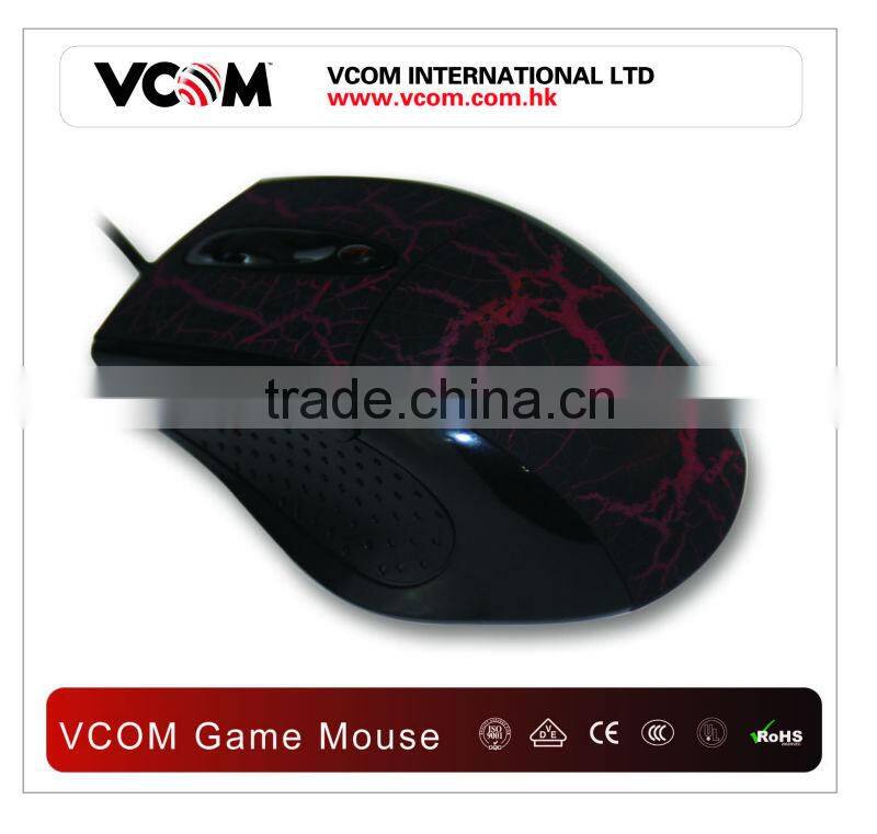 VCOM New Design USB Wired Optical 3D Gaming Mouse