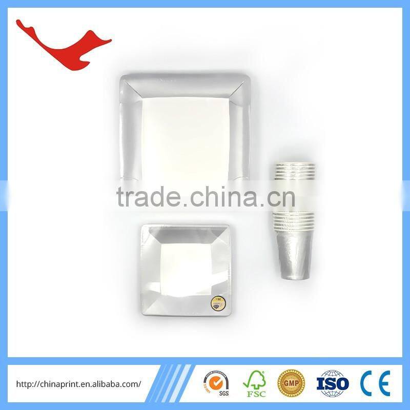 005 ECO friendly dinner set disposable paper plate