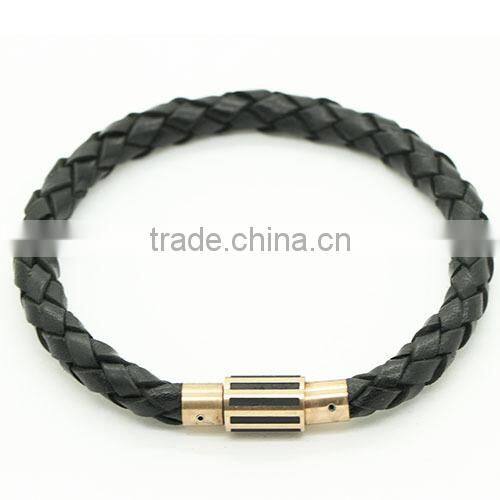 2016 trend men's leather bracelets beads