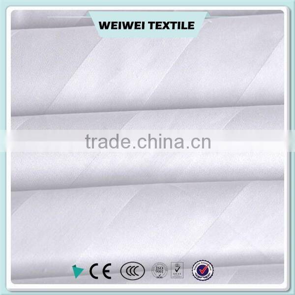 manufacturer supply 100 cotton 3cm stripe hotel fabric