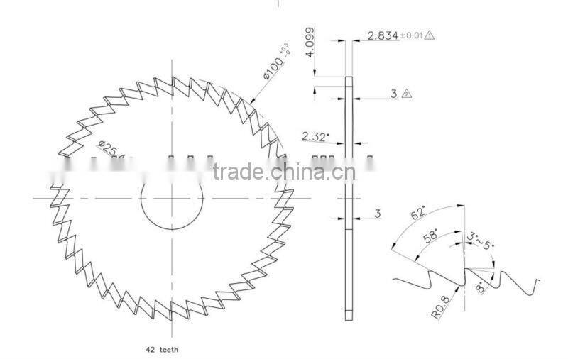 High quality carbide wood cutter head