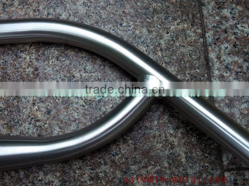 xacd made titanium Loop handle bar titanium rise and drop bicycle handle bar custom bike Loop handle bar
