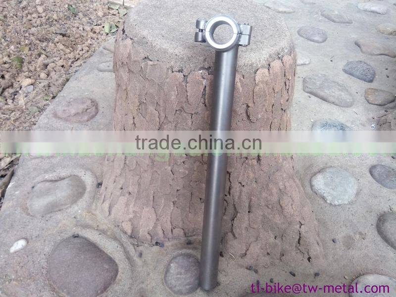 Titanium seat post for road bike frame or mountain bicycle frame 27.2 31.6 or 31.8