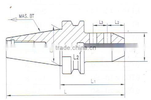 BT end mill holder weldon type