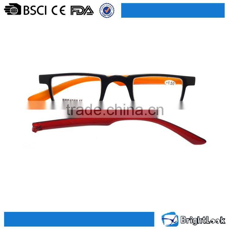 Vintage vogue customized female design variety changeable temple plastic reading eyeglasses frame