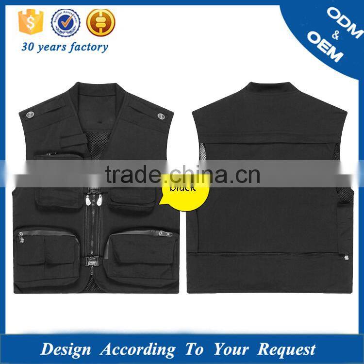 Excellent Quality Factory Price Custom Photography Vest Camera Jacket