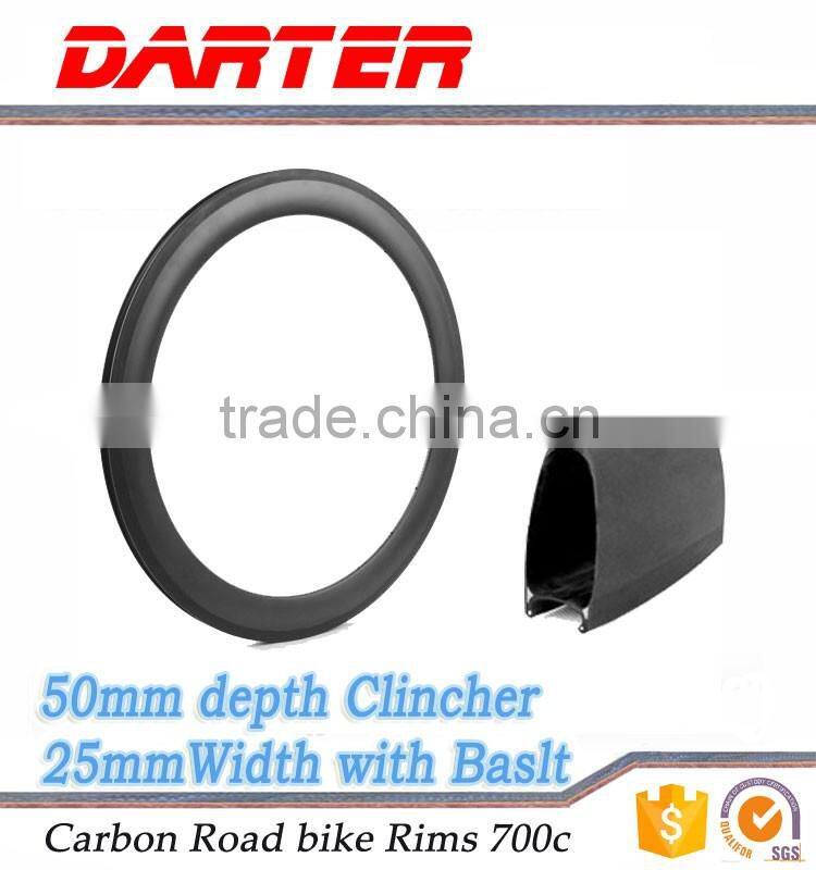 16-36H fatigue resistance support the tire 25mmWidth full carbon fiber bike rims