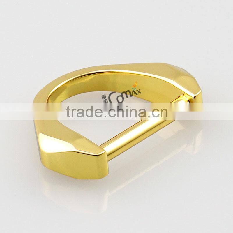 High Grade Gold Metal D Ring For Handbag