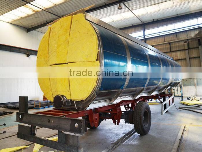 TITAN 3 axles Heated asphalt bitumen transportation Insulated tankers