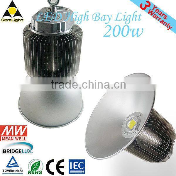 2015 Super Quality High Brightness Bridgelux COB 200 Watt LED High Bay Light