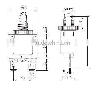 press overload protector breaker