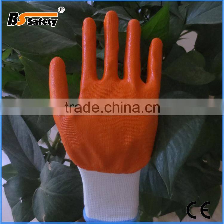 BSSAFETY plam nitrile coated chemical resistant glove