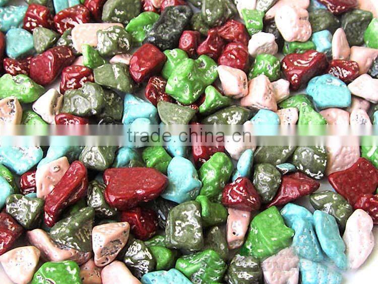 Bulk natural stone shaped chocolate