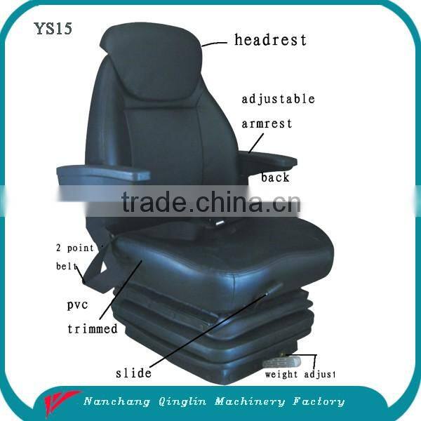 Luxury suspension shock absorber seat