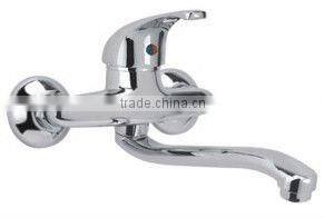 Classical Brass Wall Mounted Kitchen Faucet, Kitchen Accessories
