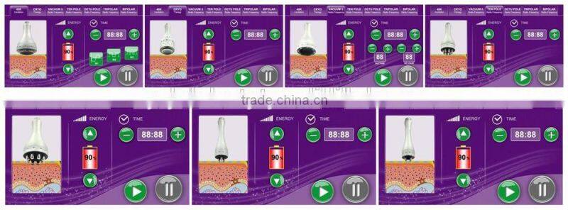 multi-functional skin tightening Cavitation Body & face equipment