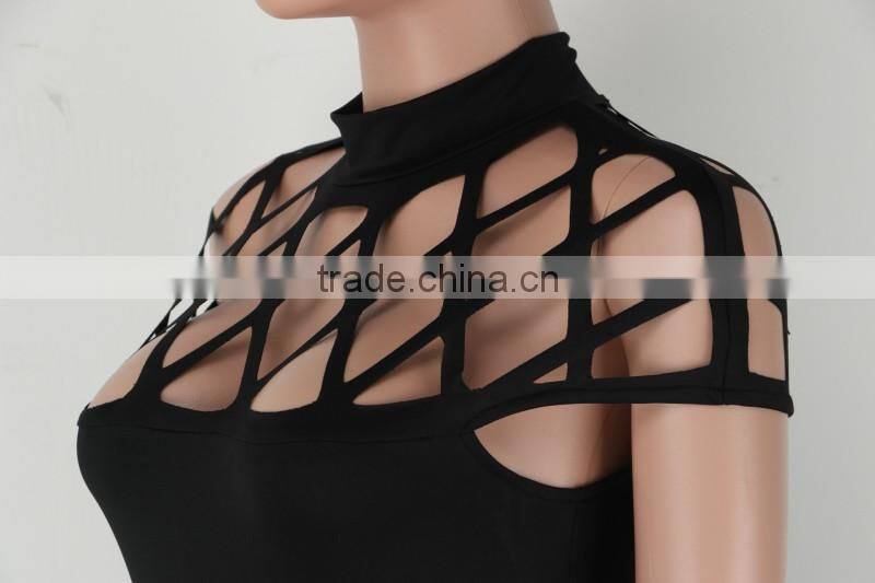 Bonvatt Europe and the United States sexy flower grid package hip skirt bandage skirt night