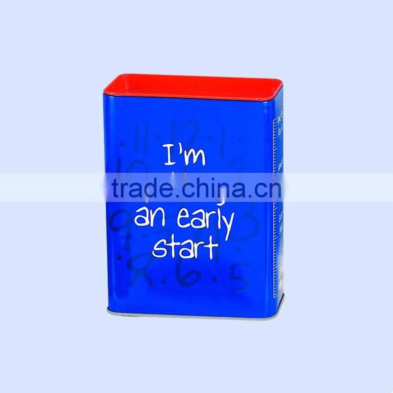 beautiful and colorful packaging tin box