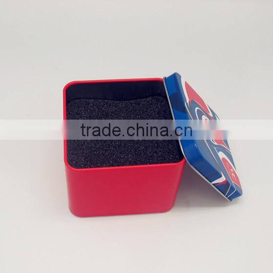 Promotion excellent chocolate candy square tin box wholesale with ISO certified
